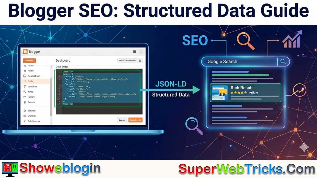 How to Add Structured Data to Blogger for Better SEO (Updated 2026)