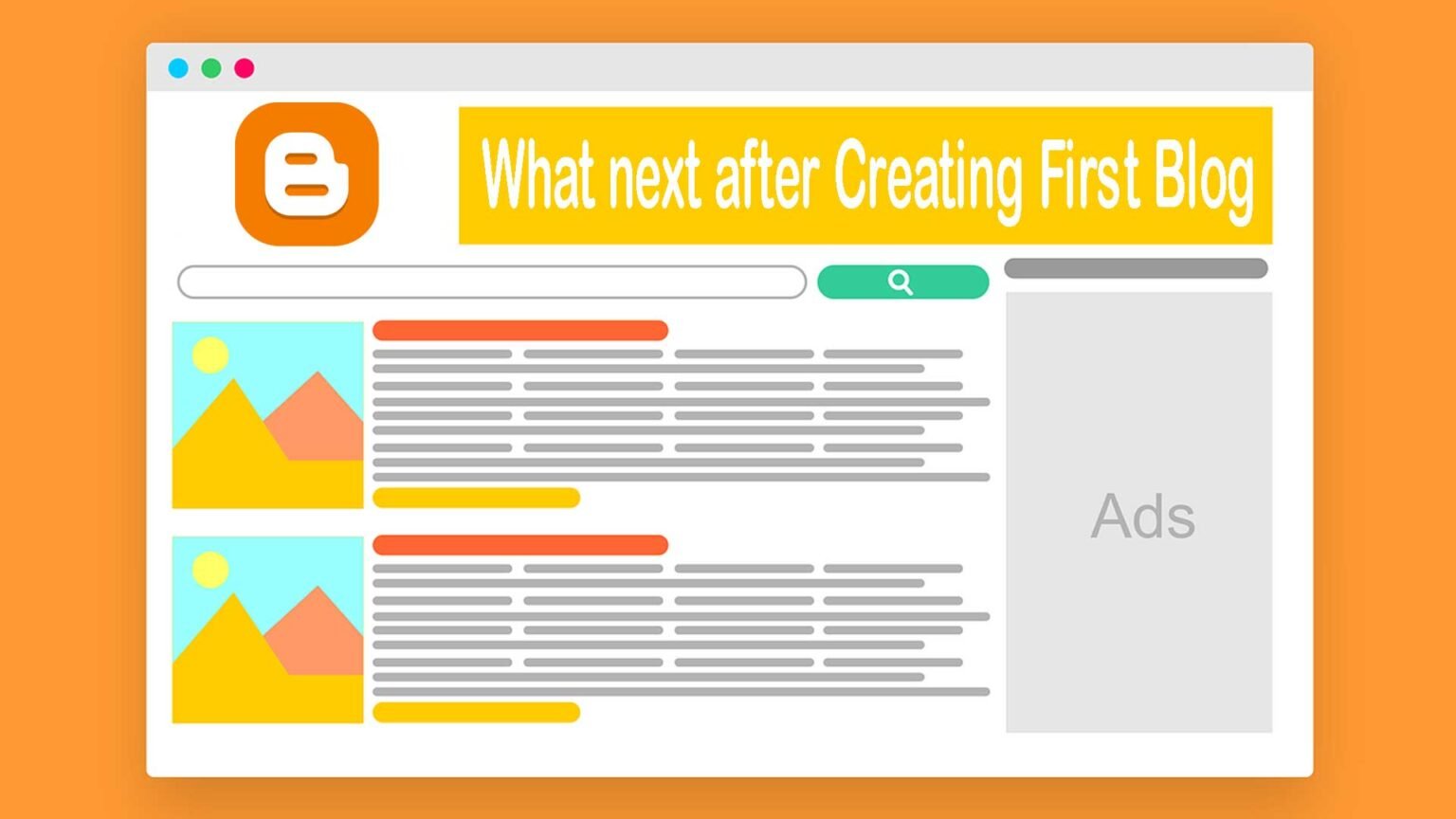 What next immediately after creating your First Blogger Blog? - Showeblogin
