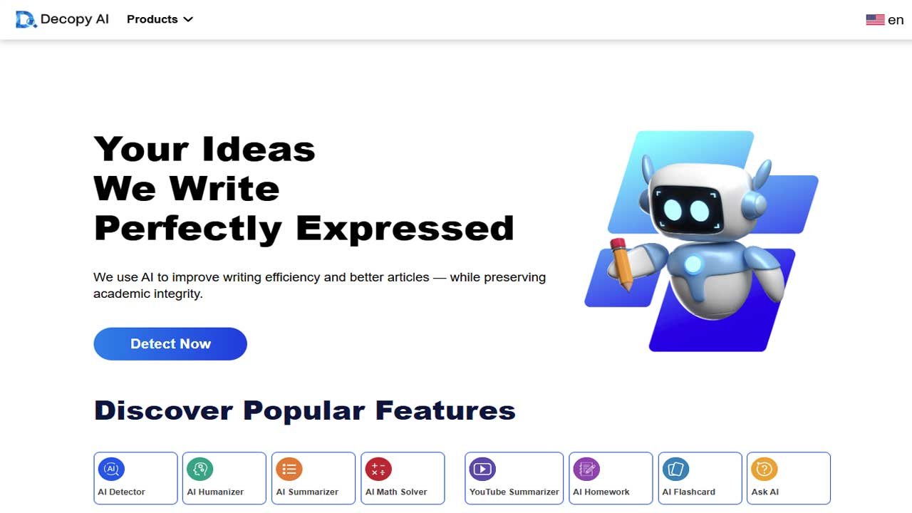 Decopy AI Review 2025: Best Free AI Detector, Humanizer and Summarizer for Original Content