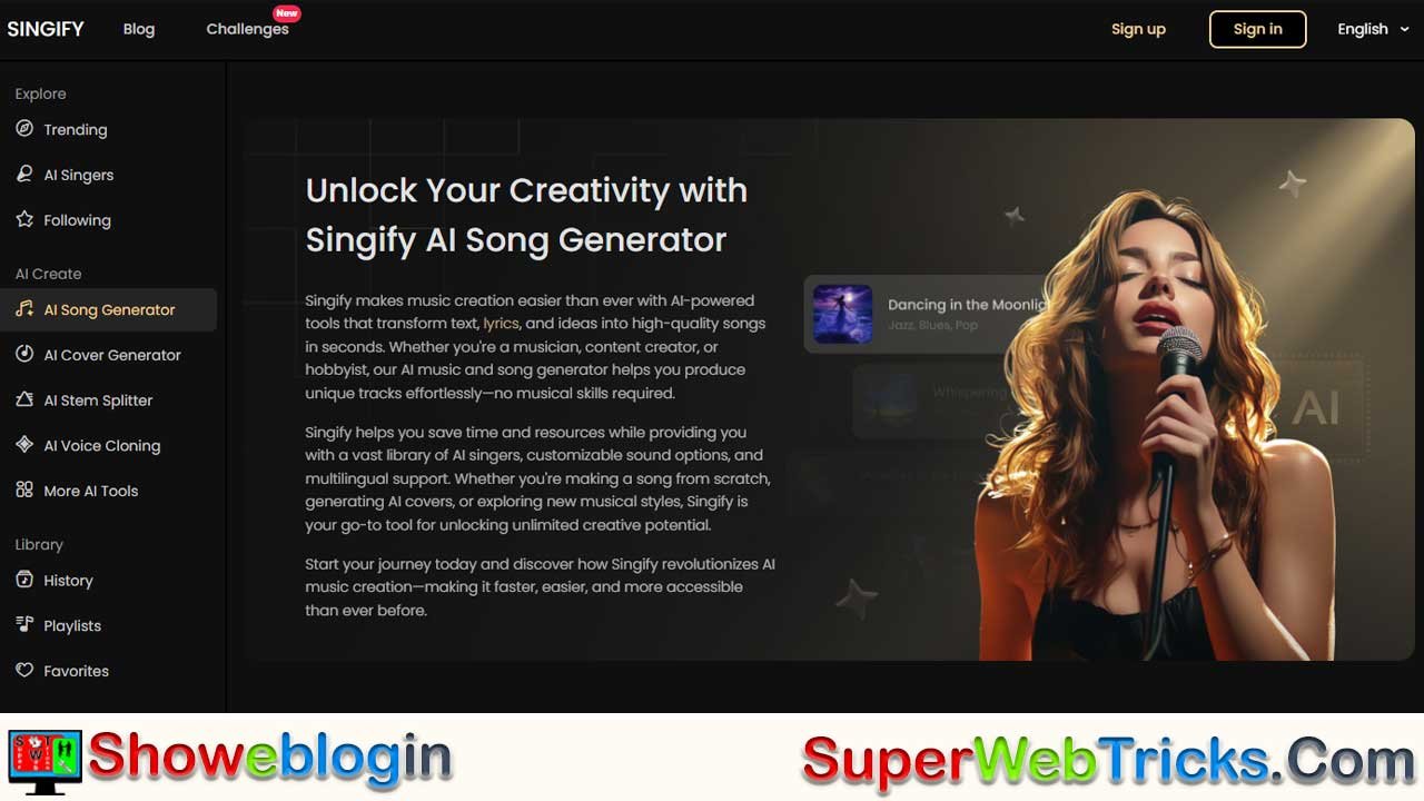 Singify by Fineshare 2025: Create AI-Generated Songs, Covers and Music Effortlessly