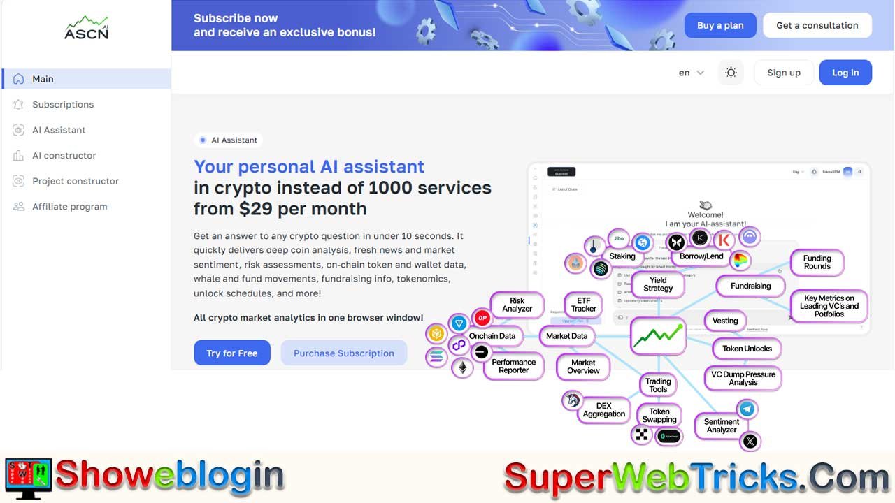 ASCN.AI: The Game-Changing AI Assistant Transforming Crypto Trading and On-Chain Analysis