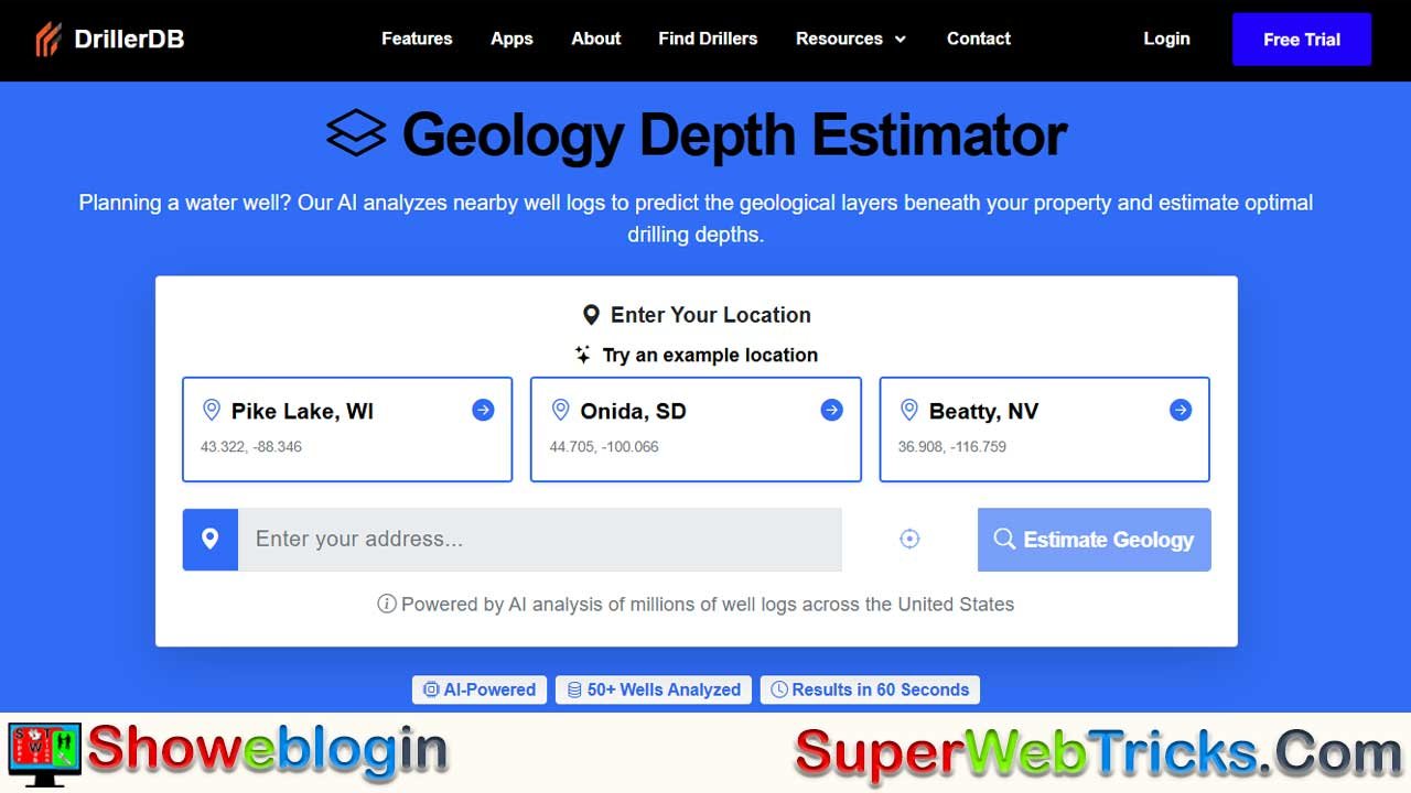 Geology Depth Estimator: AI-Powered Smart Tool for Water Well Planning That Saves Time and Money