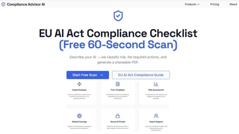 Curated visual reference: Visual Reference: Compliance Advisor AI Your Essential Tool For Navigating The Eu