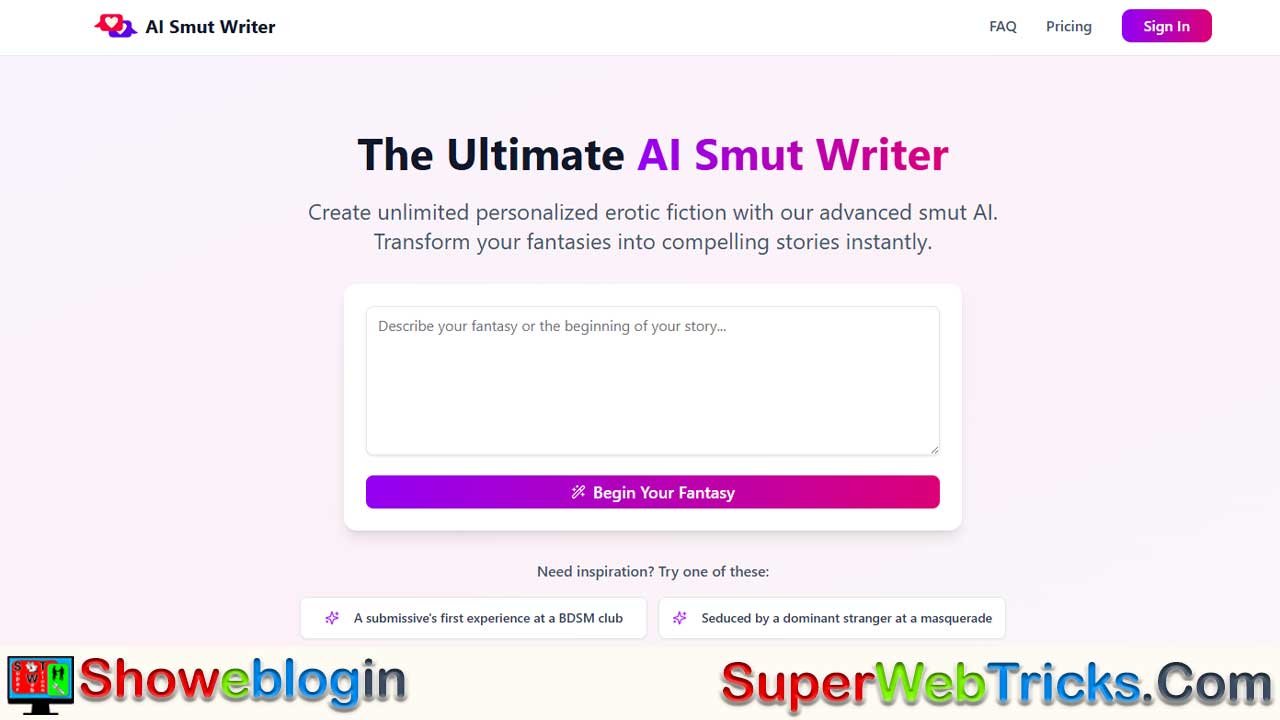 AI Smut Writer: Uncensored Storytelling and Fantasies Redefined