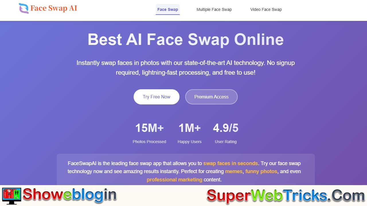 FaceSwapAI: Next-Gen AI Tool Transforming Photos and Videos Instantly