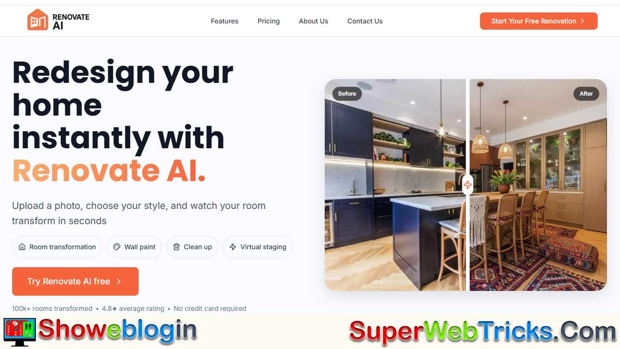 Renovate AI Review: Transform Your Home Design Instantly with AI-Powered Visualization Tools