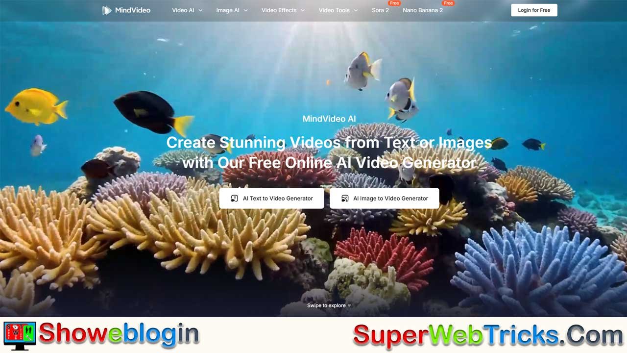 MindVideo AI – The Best Free AI Video Maker for Text-to-Video & Image Animation