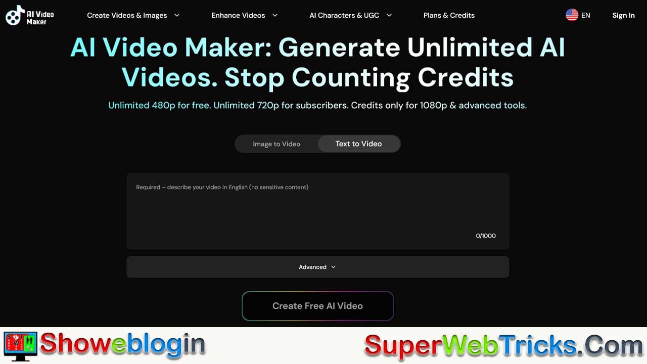 AI Video Maker: Create Unlimited Professional Videos for Free (No Sign-Up Required)
