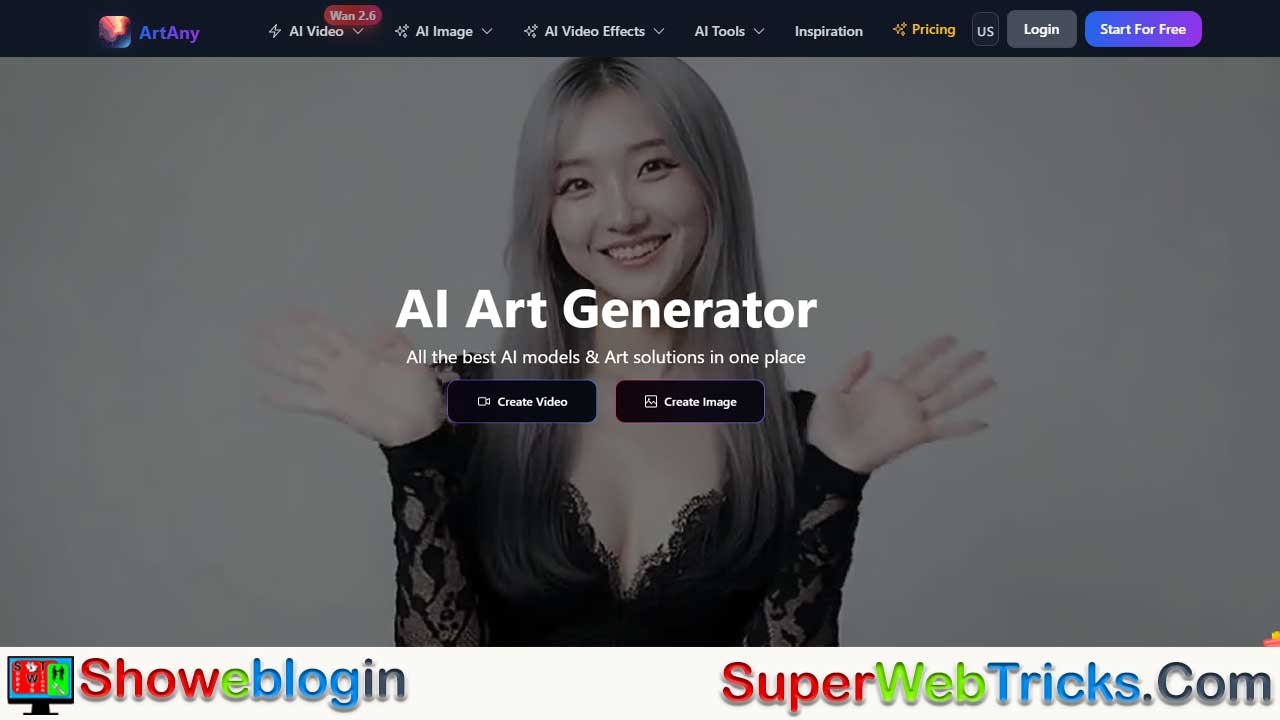 ArtAny AI: All-in-One Generative AI Platform for Video, Image & Creative Workflows